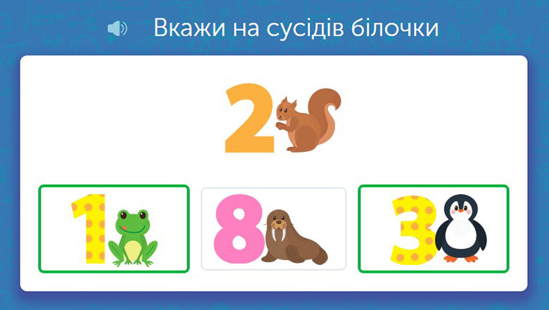 Знаходимо «сусідів» числа в межах 10 - Learning.ua