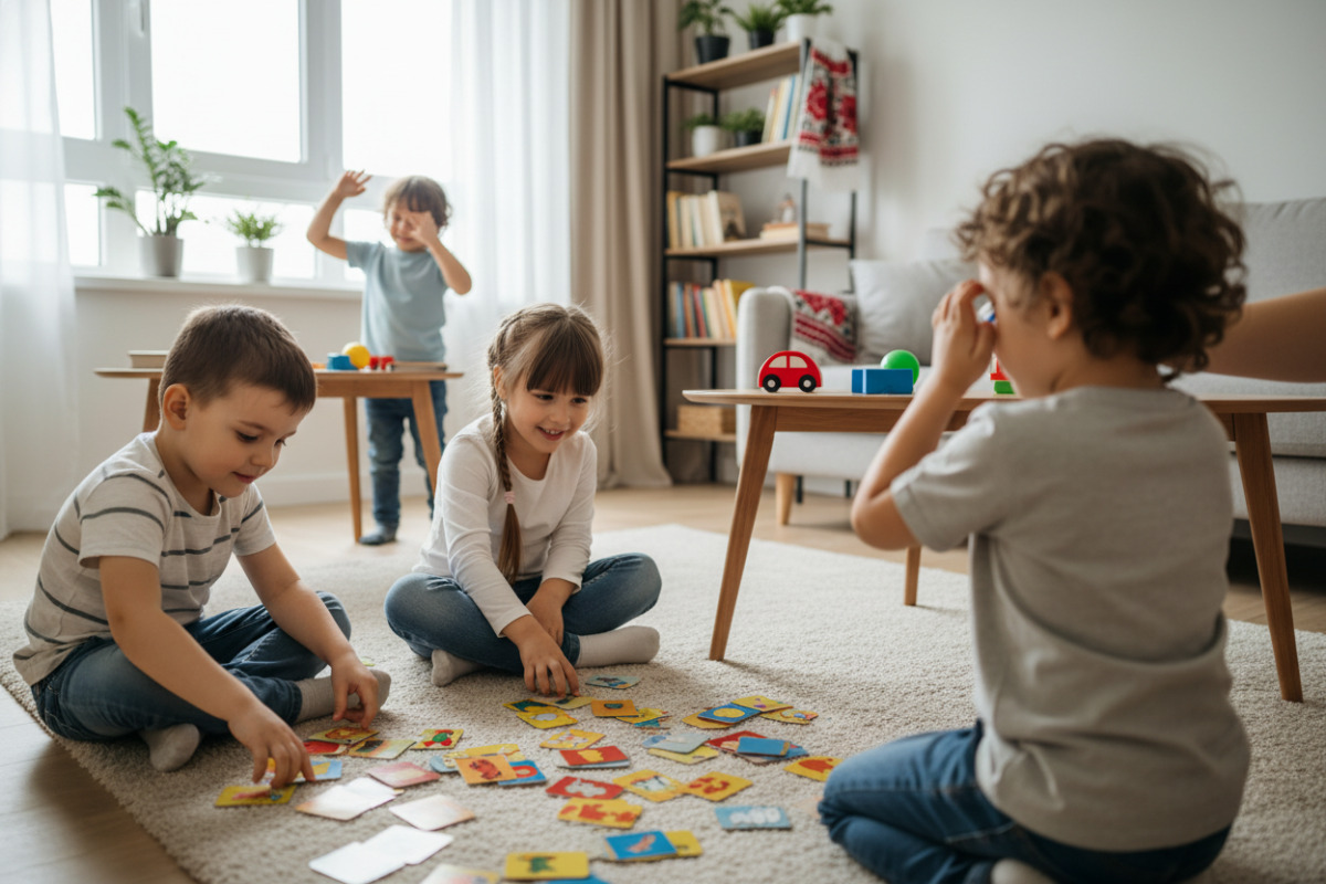 П’ять простих ігор, які тренують увагу, пам’ять і самоконтроль у дошкільнят