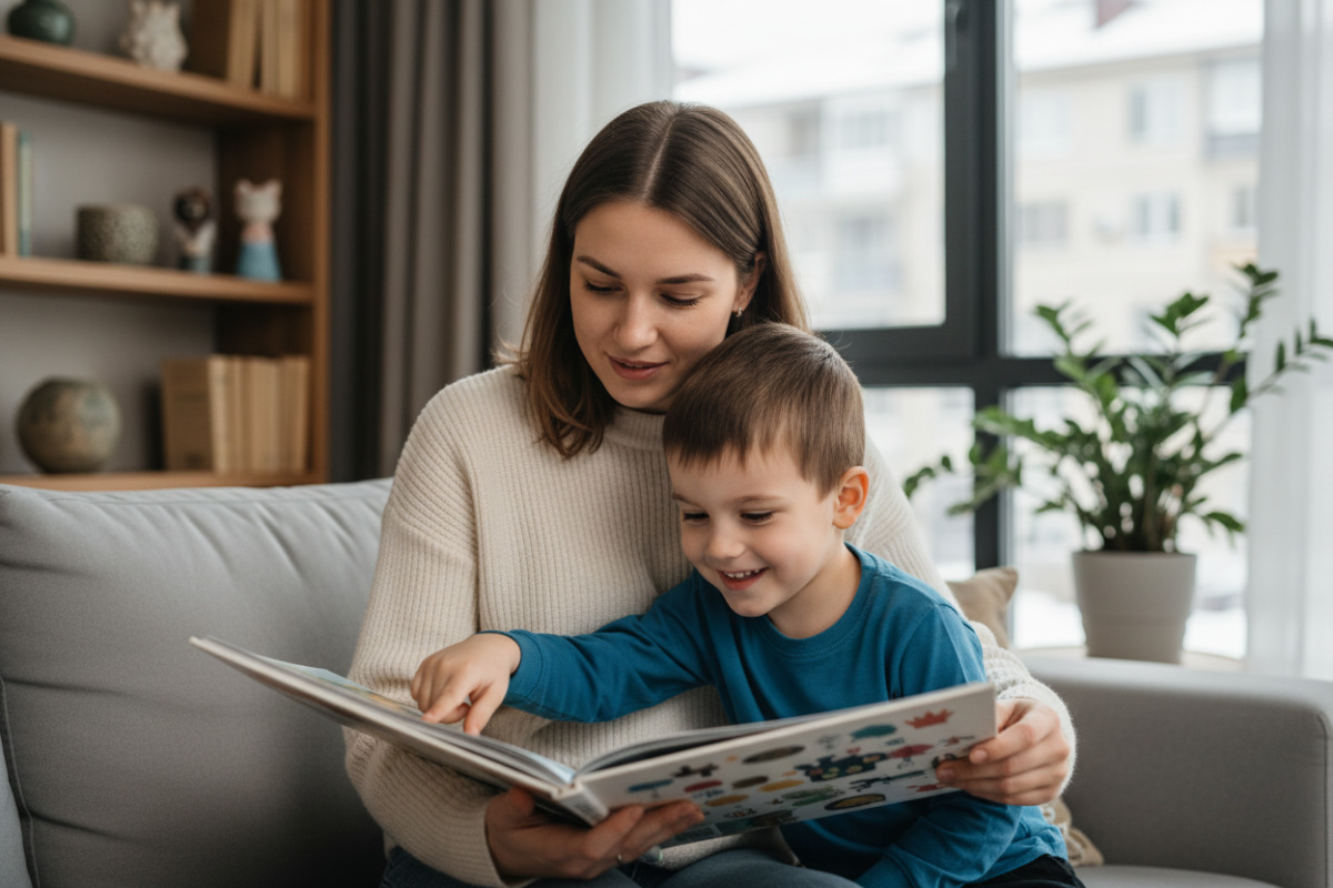 Спільне читання з дорослим знімає напругу та додає впевненості