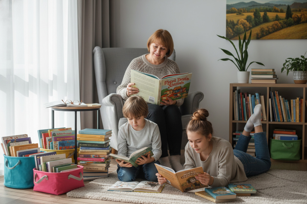 Формати книжок і середовище вдома, які підтримують читання в 1–4 класі