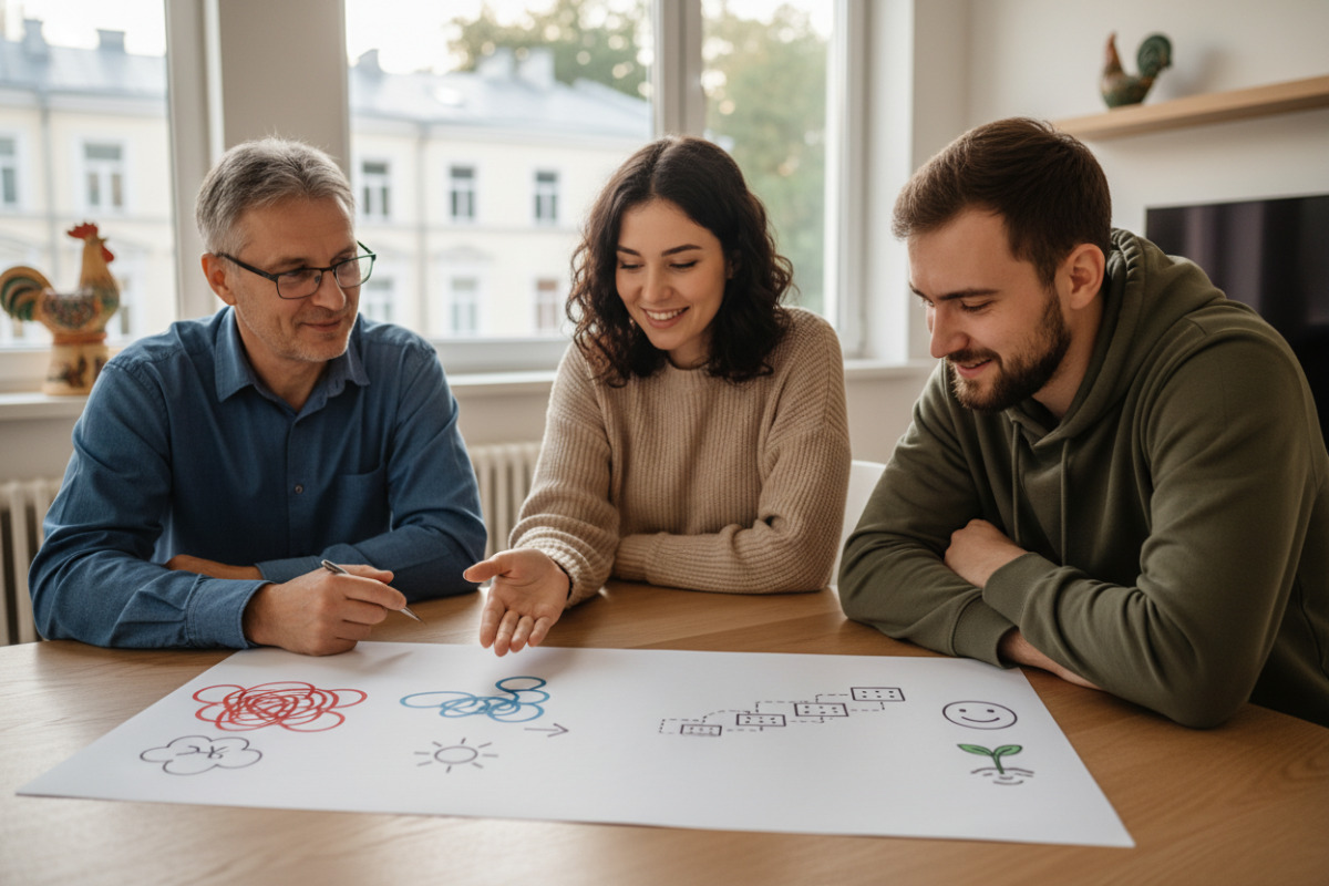 Коротка інструкція, поділена на кроки, знижує напругу й допомагає стартувати.