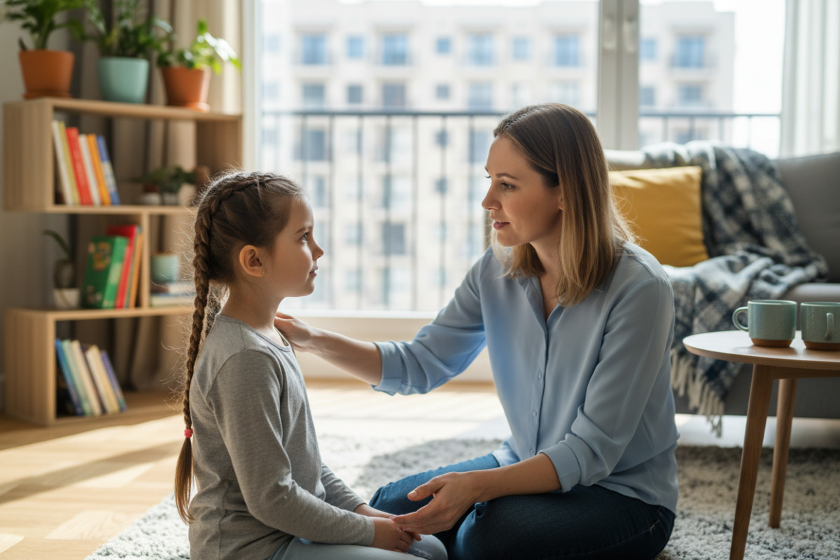Коли є контакт і коротка фраза, дитині простіше прийняти інструкцію.