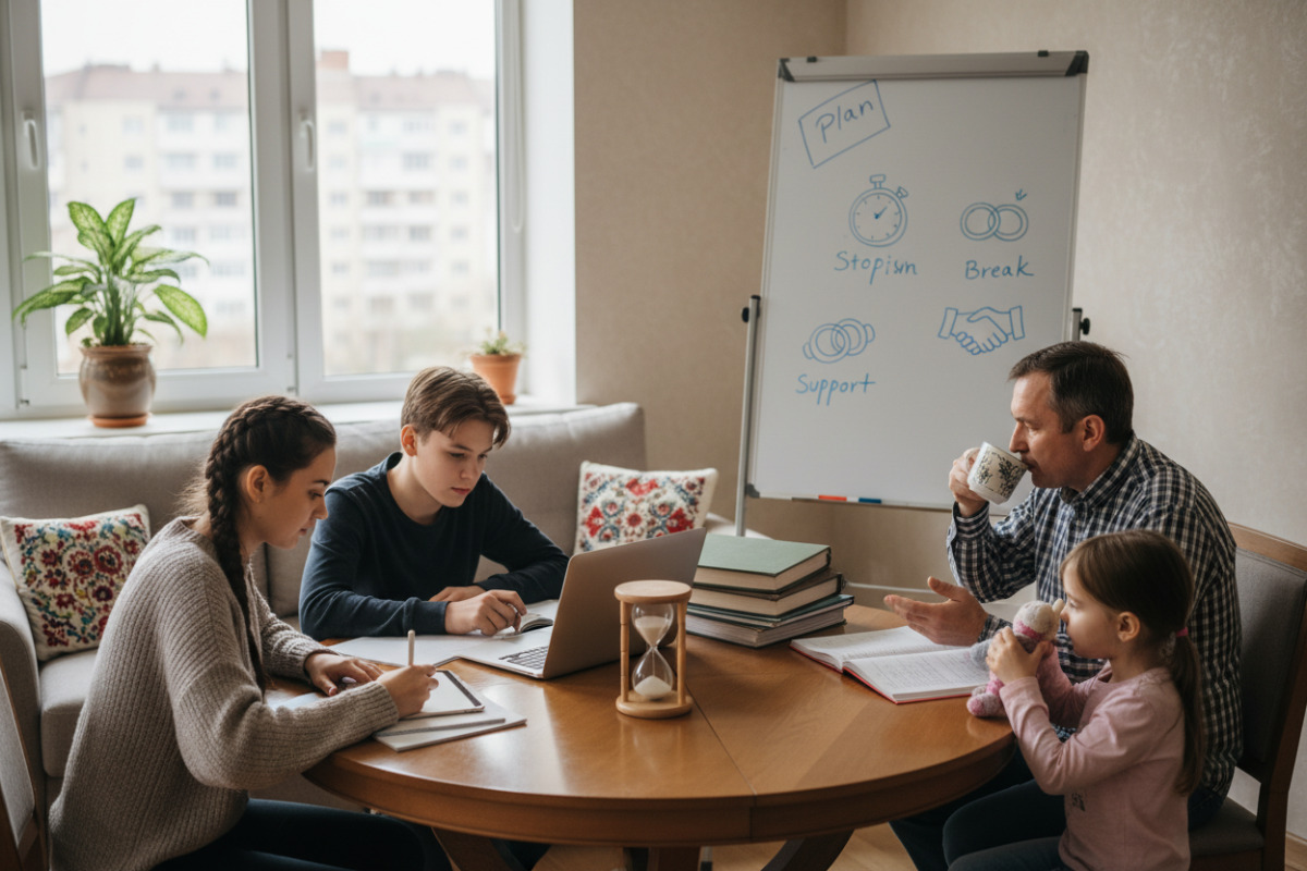 П’ять простих опор для домашніх завдань: план, таймер, практика, перерви та підтримка