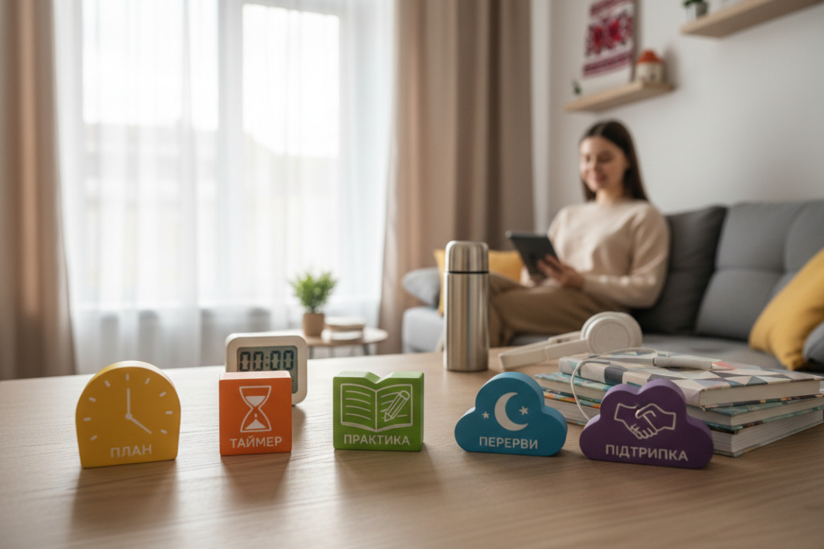 П’ять простих опор для домашніх завдань: план, таймер, практика, перерви та підтримка