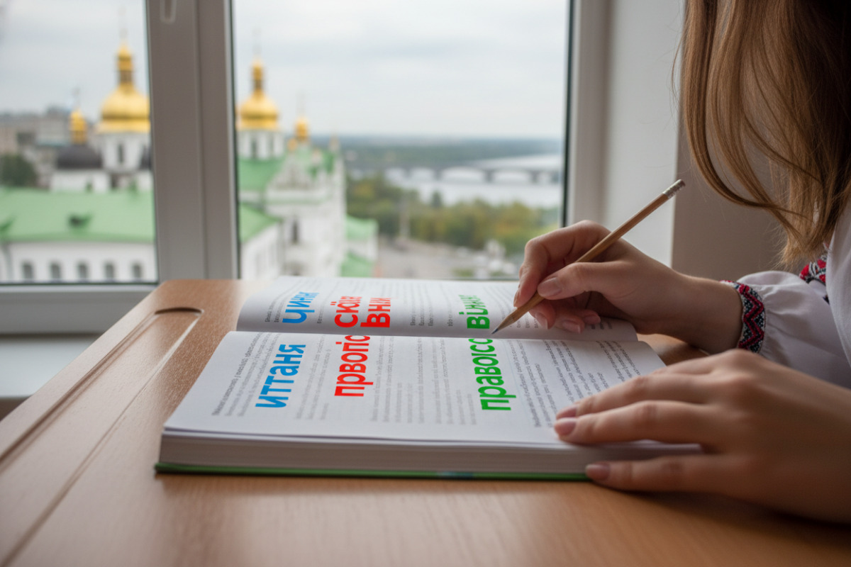 Виділення орфограм кольором допомагає «побачити» правило.