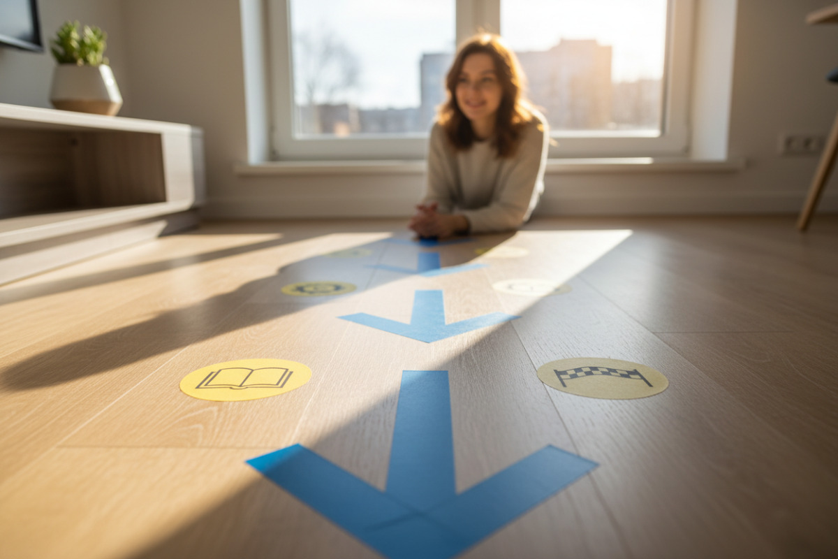 Видимі кроки й позначки допомагають тримати фокус і завершувати