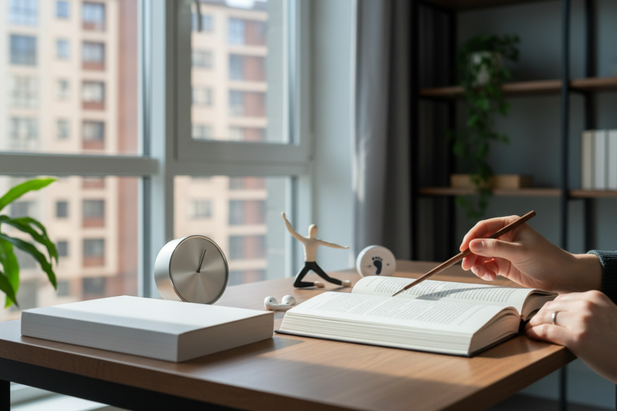 Приклади простих опор для фокусу: порядок на столі, таймер, читання з веденням рядка, руханка та чекліст кроків