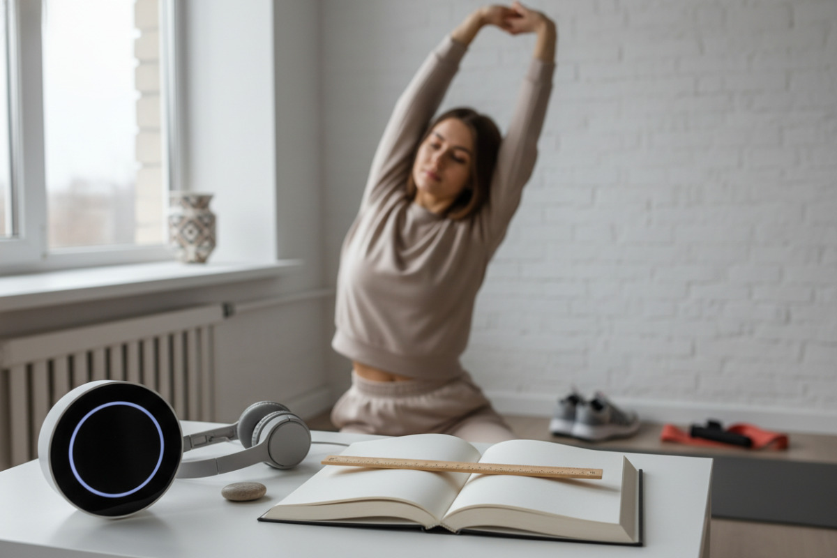 Приклади простих опор для фокусу: порядок на столі, таймер, читання з веденням рядка, руханка та чекліст кроків