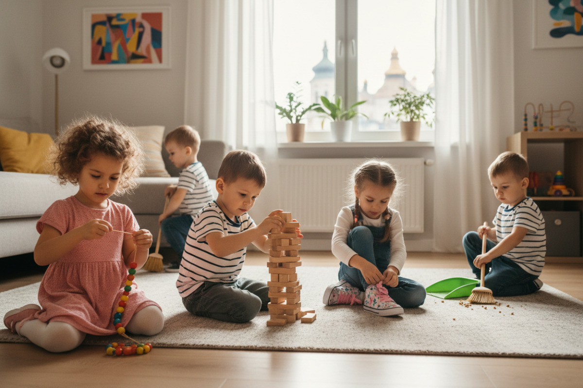 Приклади щоденних ситуацій, у яких дошкільнята тренують увагу, моторику та самостійність удома