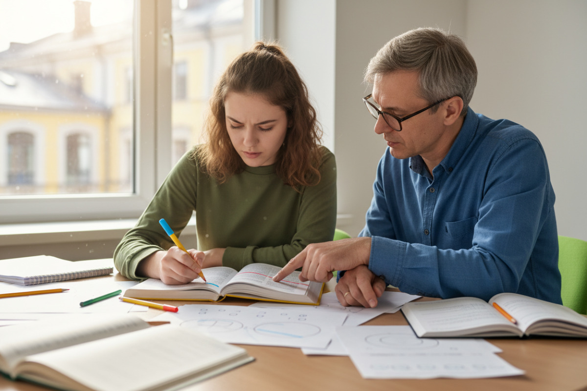 Приклади, як виділяти граматичну основу в різних типах речень і перевіряти себе