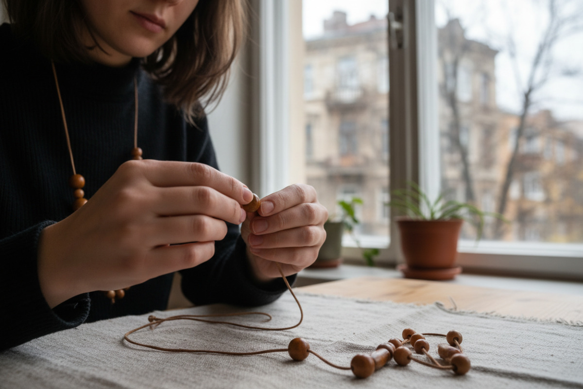 Нанизування тренує координацію, терпіння й точність рухів.