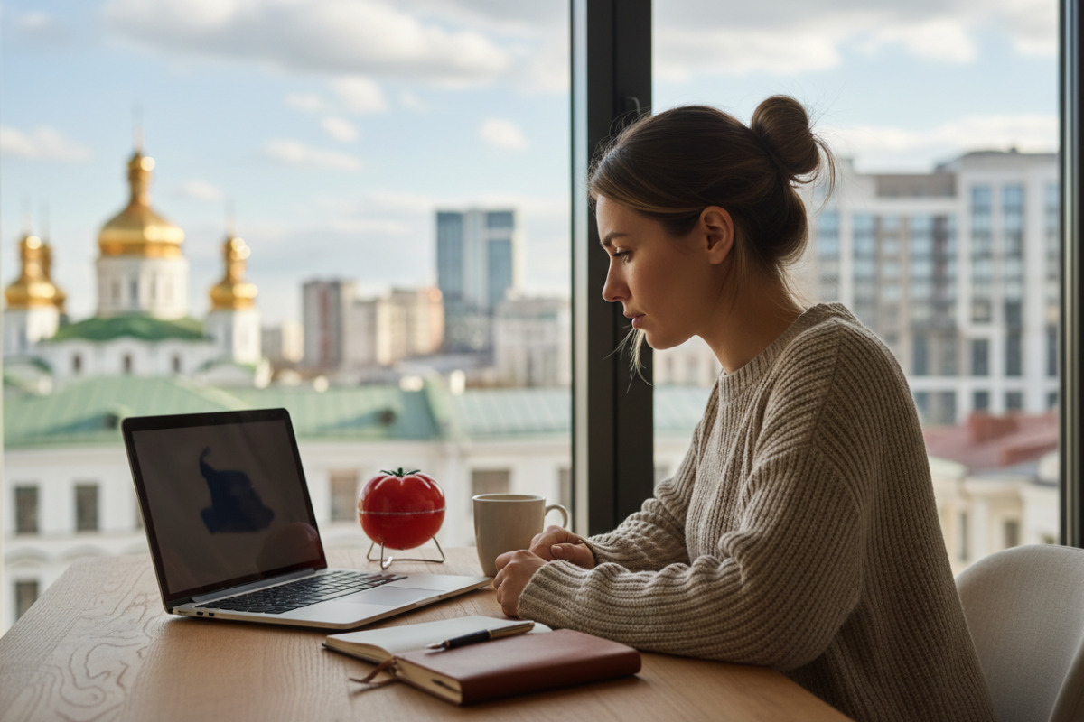 Таймер допомагає бачити межі роботи й легше тримати увагу.