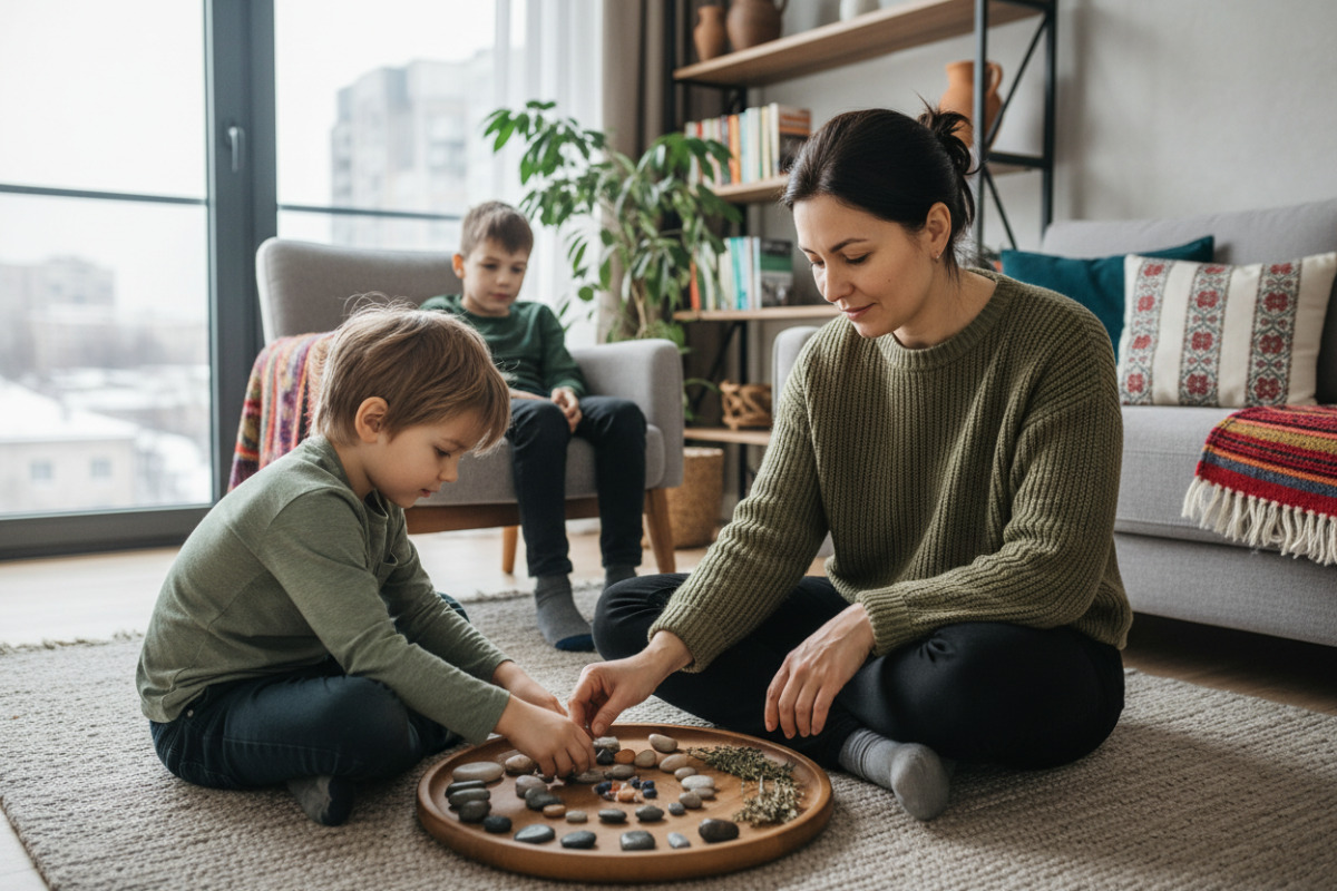 Ритуал працює краще, коли дорослий поруч і спокійний