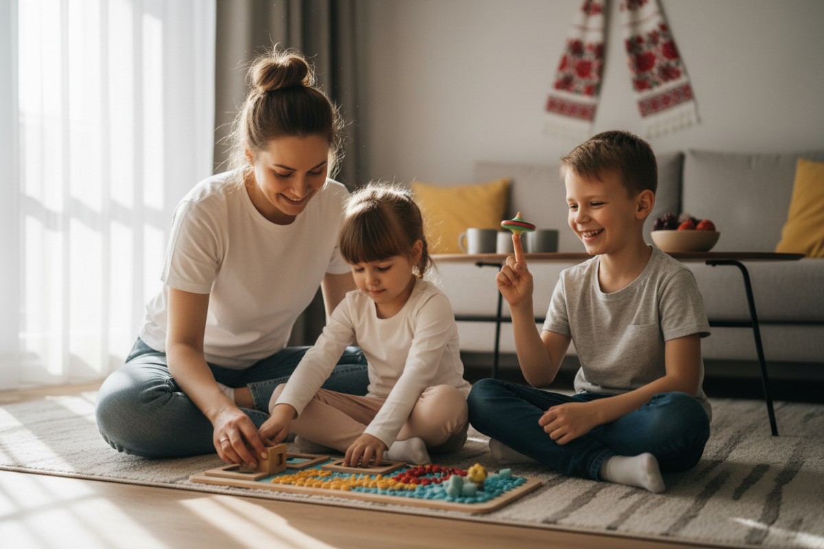 Приклади м’яких ранкових і вечірніх ритуалів та коротких ігор для уваги й моторики