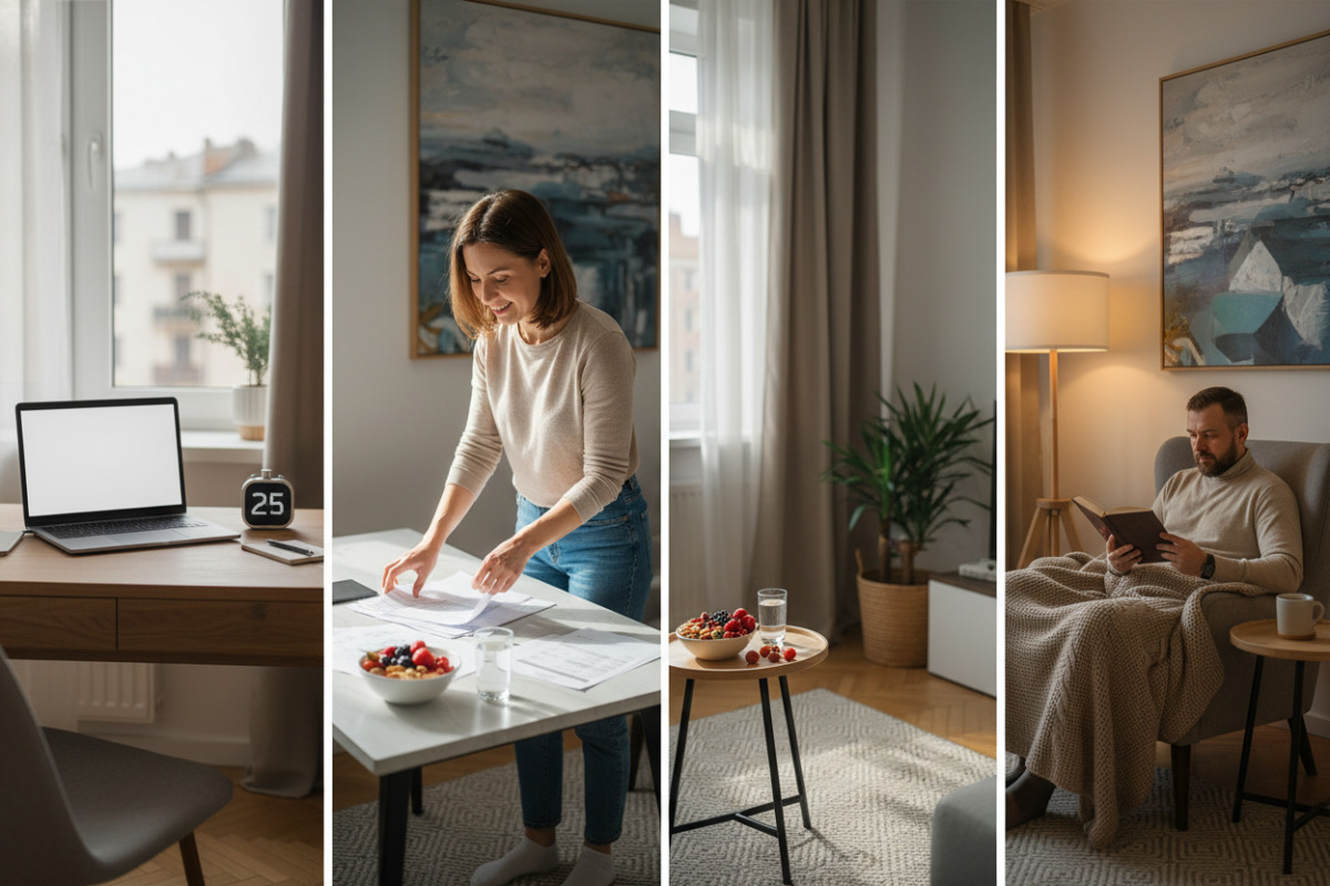 П’ять простих опор дня: робоче місце, таймер, список справ, перекус і вечірнє читання