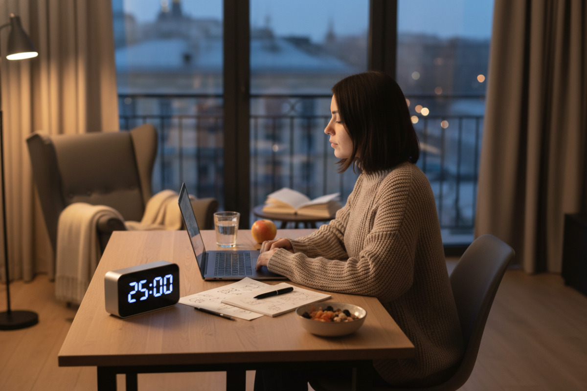 П’ять простих опор дня: робоче місце, таймер, список справ, перекус і вечірнє читання