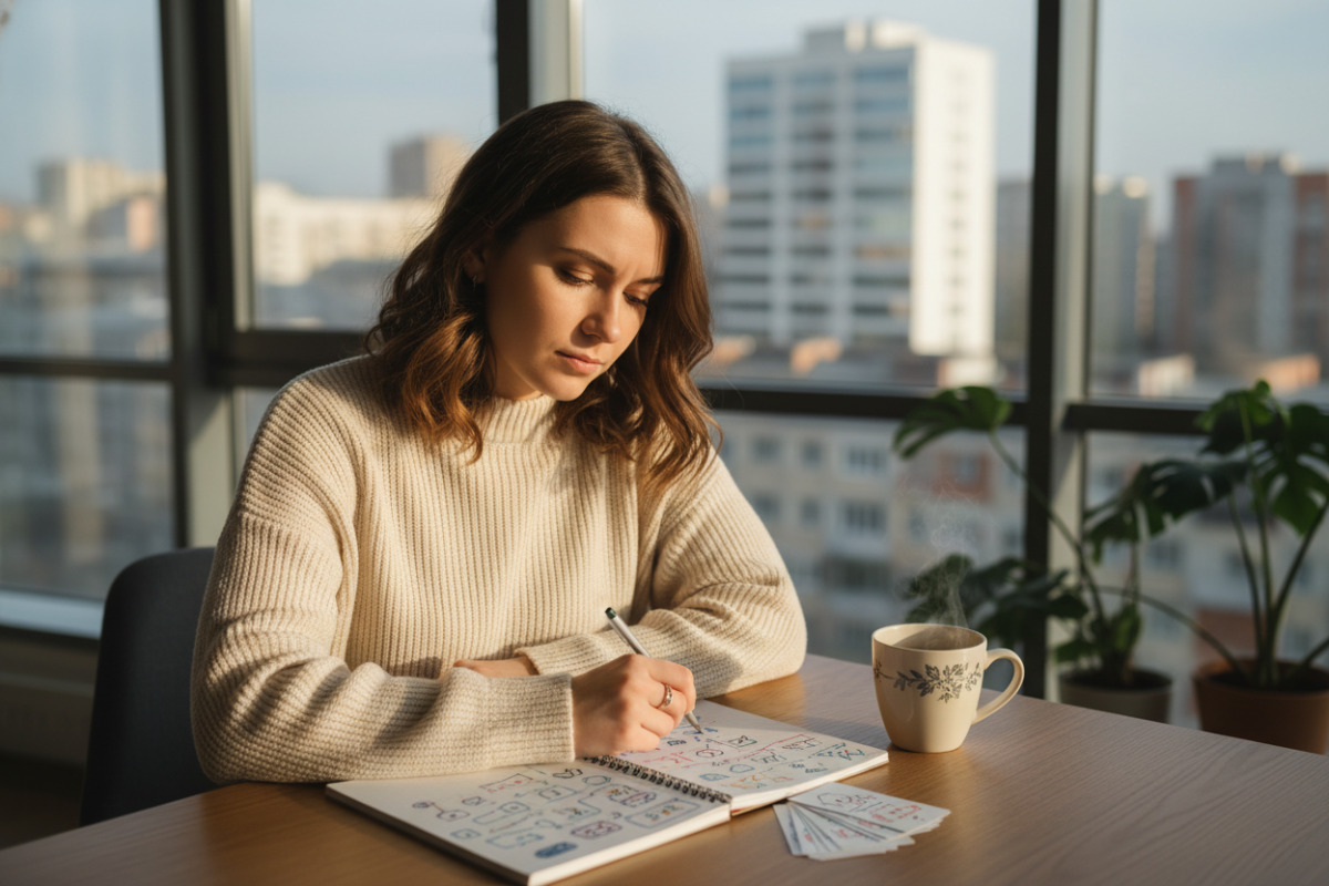Короткі опорні нотатки зменшують напругу перед складними темами