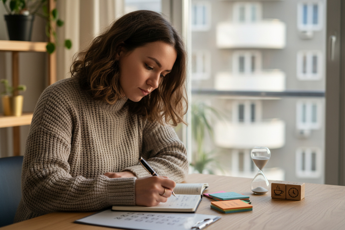 Приклади простих інструментів, які підтримують навчання: фокус-сесії, короткі нотатки, перерви та чеклисти