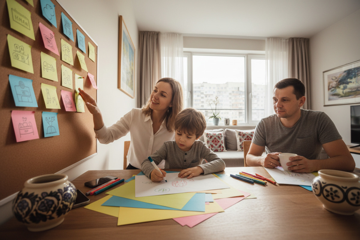 Коли є план, дитині легше почати і легше повернутися.