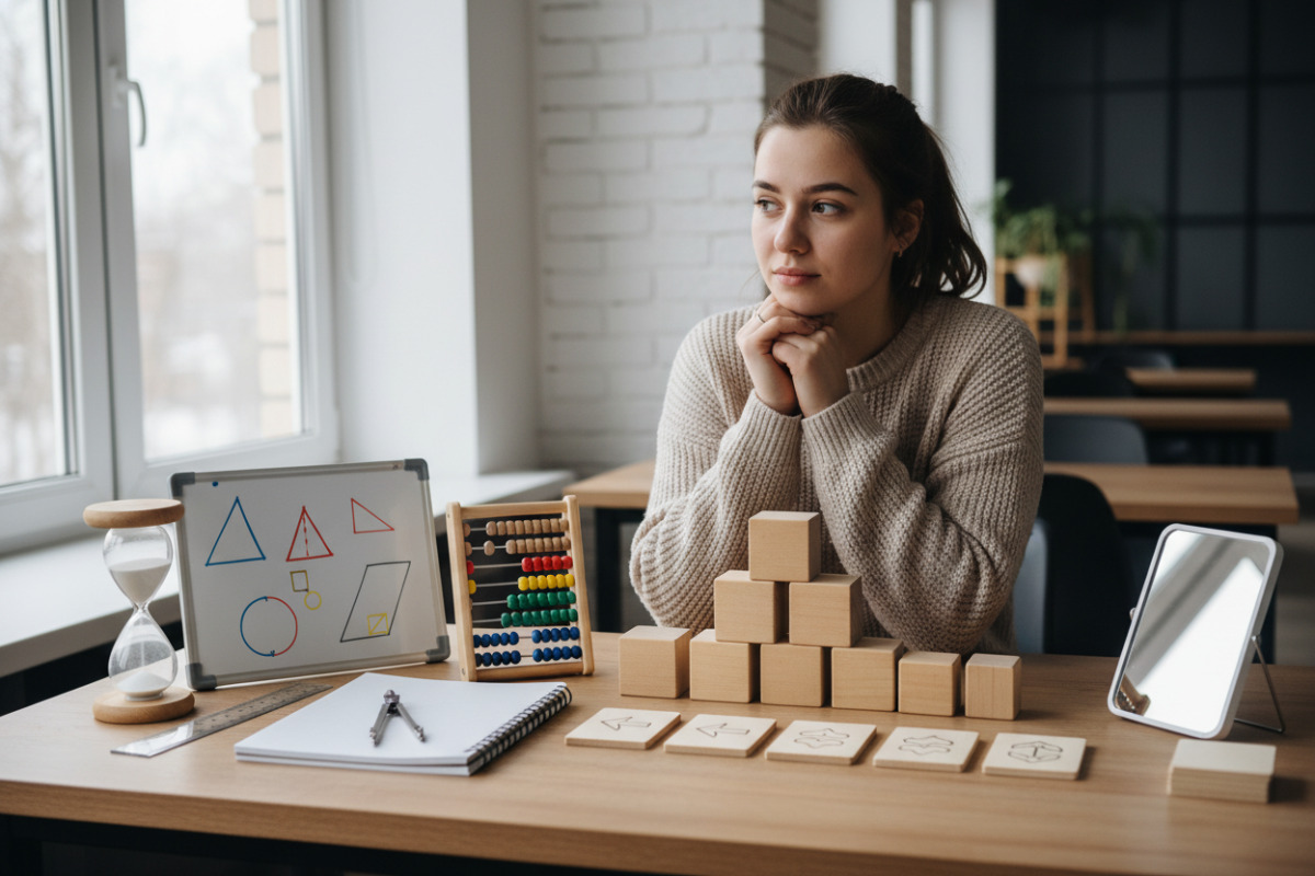 П’ять простих опор: таймер, план, наочність у математиці, кроки аналізу в граматиці та самоперевірка