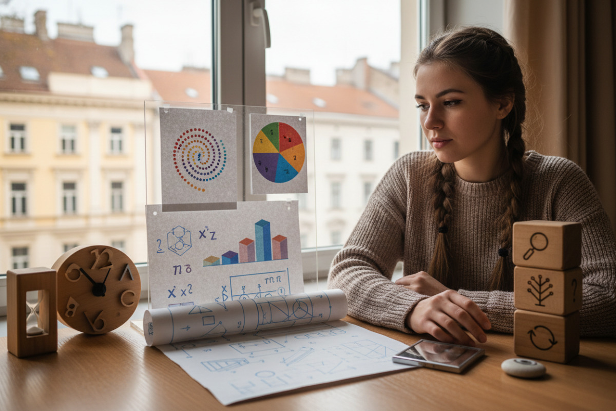 П’ять простих опор: таймер, план, наочність у математиці, кроки аналізу в граматиці та самоперевірка