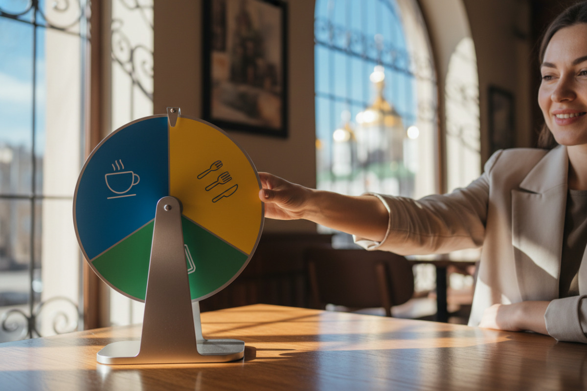 Коло з трьома секторами допомагає зробити вибір автоматичним.