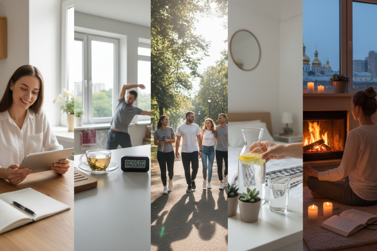 П’ять простих кроків, які підтримують енергію: план, таймер, рух, вода й вечірній ритуал