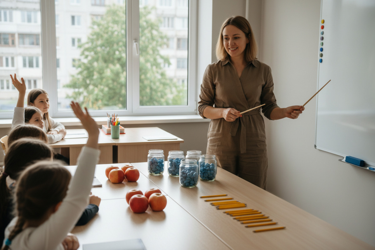 Добуток як результат множення на простих прикладах