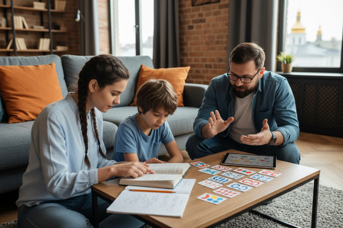 Приклади домашньої практики: читання, письмо, словникові ігри, пряма мова та уважне читання умов задач