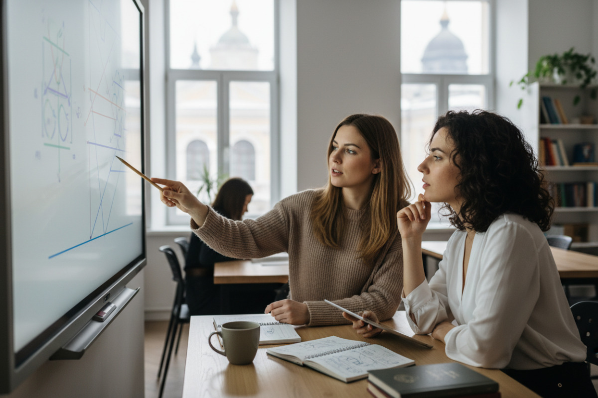 Приклади, як додавати деталі до простих речень і розпізнавати частини у складних конструкціях