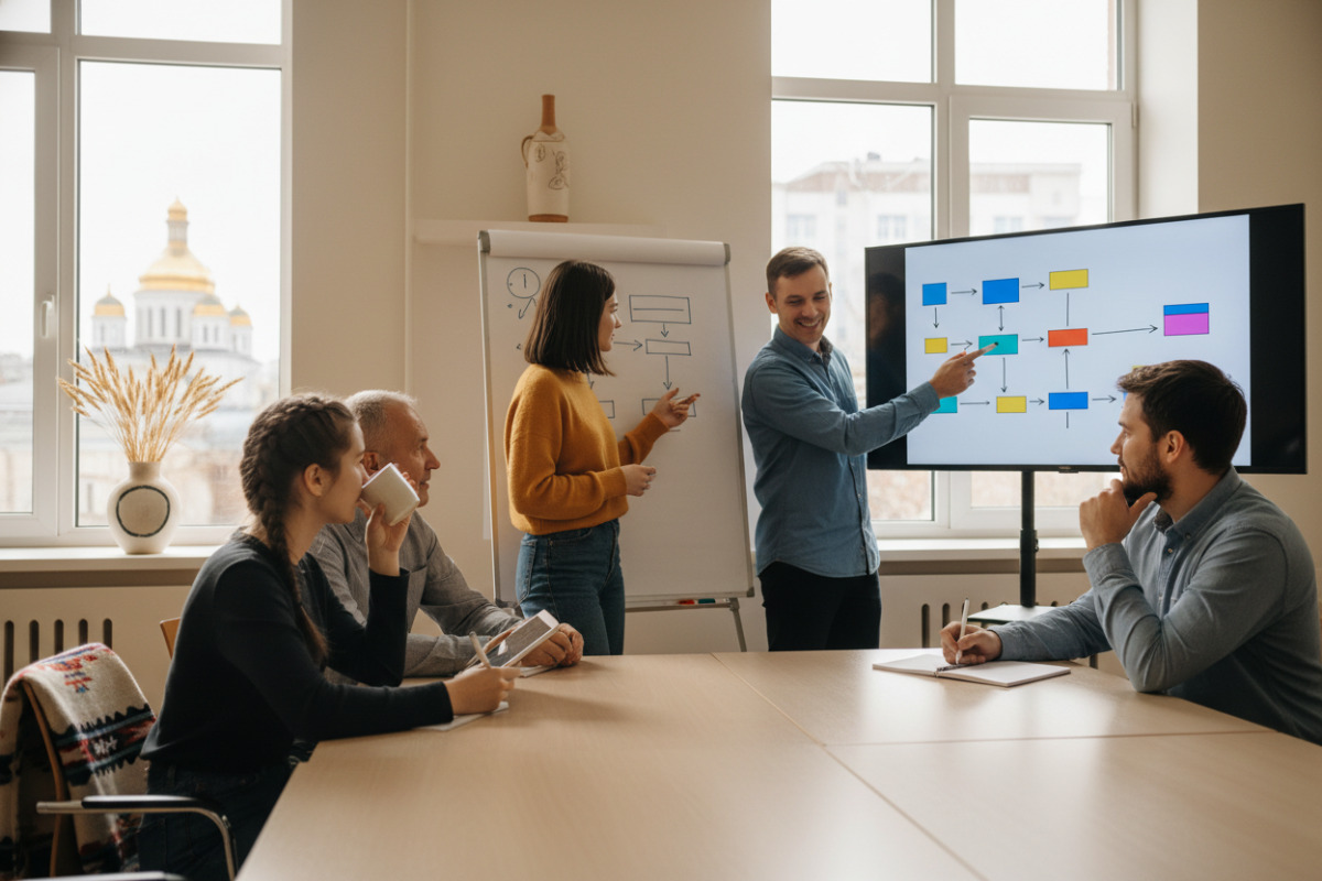 Приклади, як додавати деталі до простих речень і розпізнавати частини у складних конструкціях