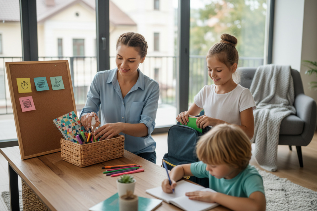 П’ять простих кроків, які допомагають організувати домашні завдання і зберігати спокій