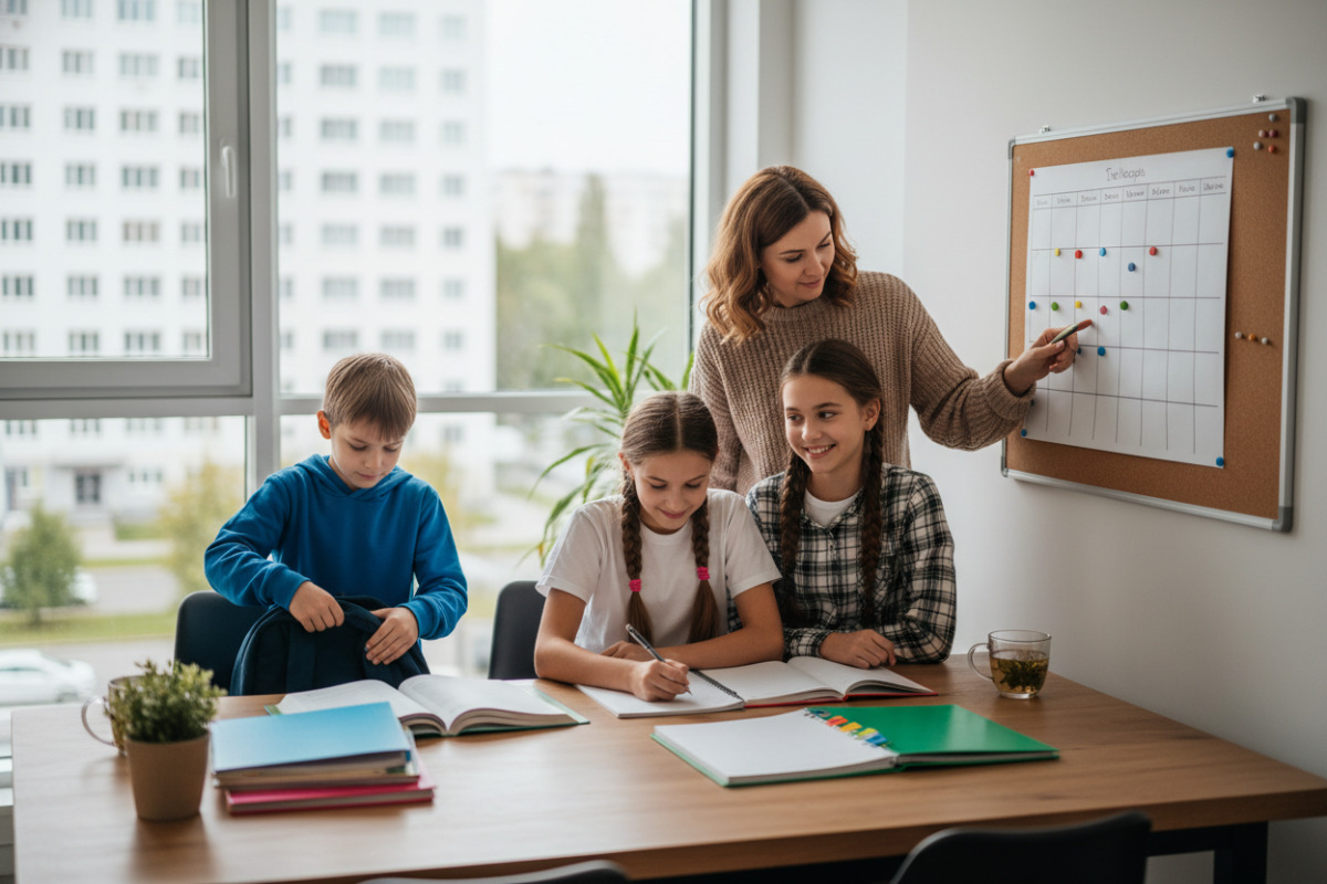 П’ять простих кроків, які допомагають організувати домашні завдання і зберігати спокій