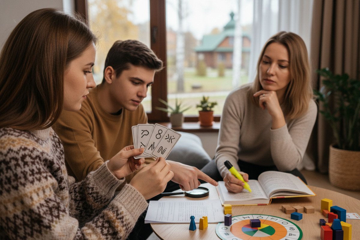 Ідеї, як тренувати прислівники вдома: картки, підкреслення в тексті та ігрові формати