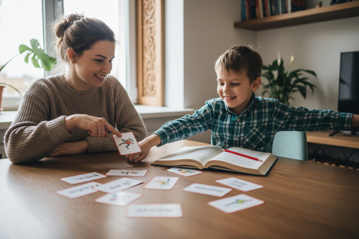 Ідеї, як тренувати прислівники вдома: картки, підкреслення в тексті та ігрові формати