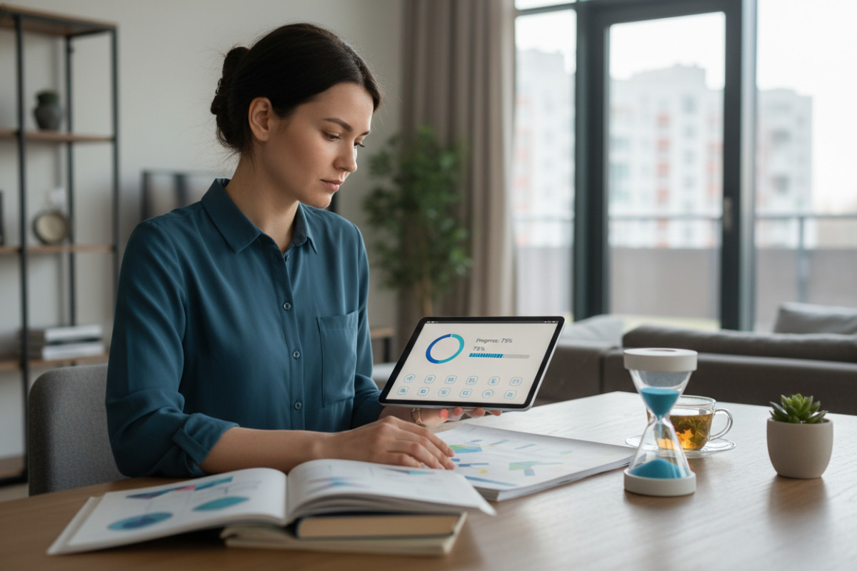 Приклади короткої практики: таймер, схема, уважне читання умови, онлайн-вправи та відмітки прогресу