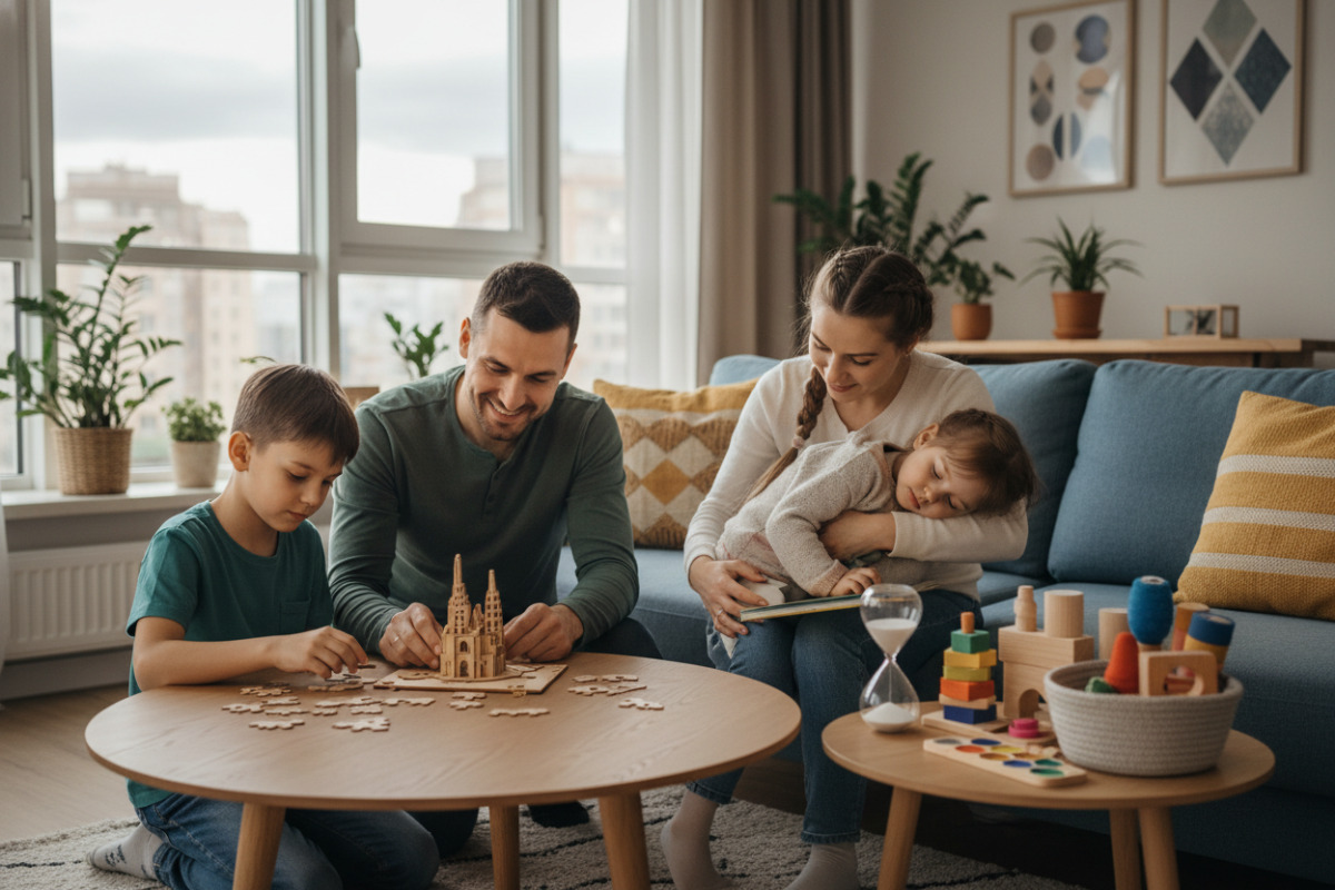 Ідеї м’яких замін екрана: моторика, увага, пазли, таймер і вечірні колискові