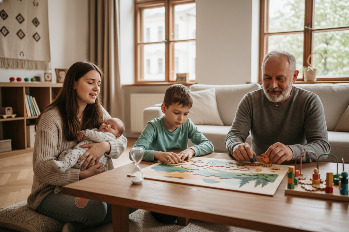 Ідеї м’яких замін екрана: моторика, увага, пазли, таймер і вечірні колискові