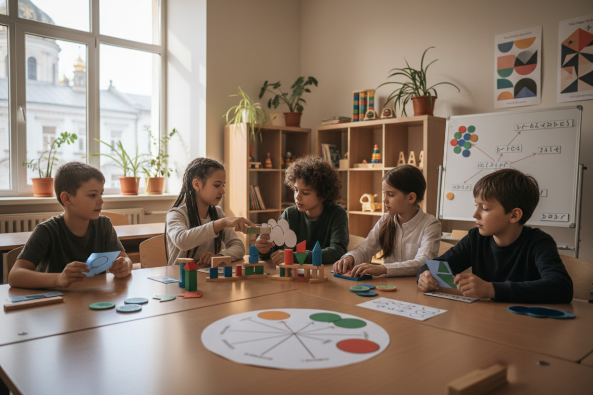 Приклади схем і підказок, які допомагають дитині робити синтаксичний розбір самостійно