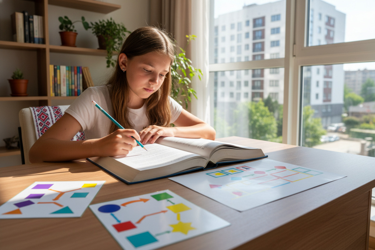 Приклади схем і підказок, які допомагають дитині робити синтаксичний розбір самостійно