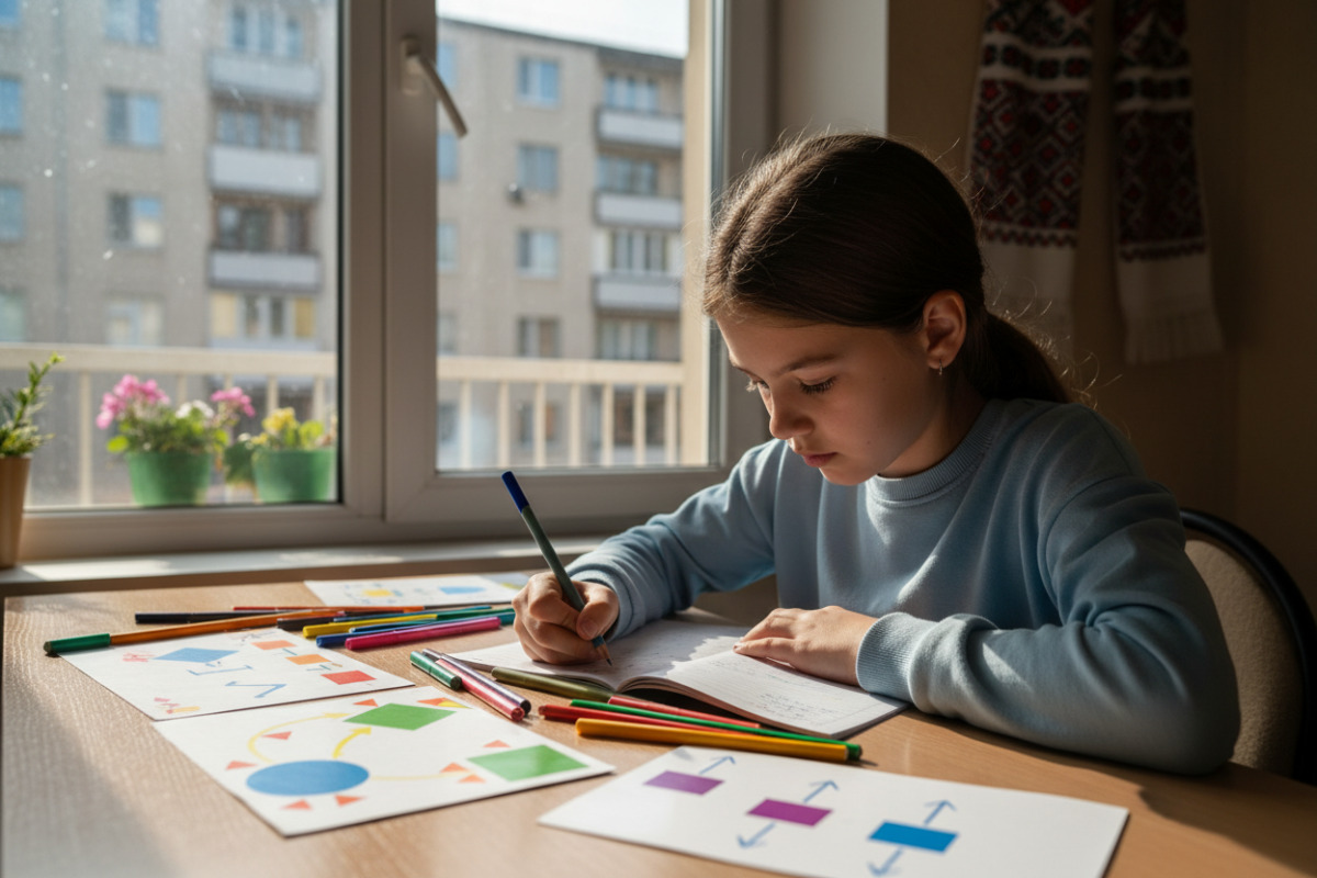 Приклади схем і підказок, які допомагають дитині робити синтаксичний розбір самостійно