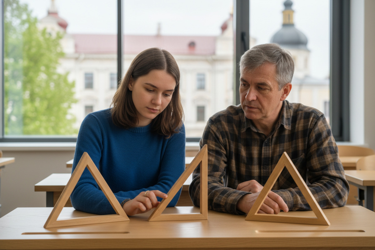 Порівняння гострокутного, прямокутного і тупокутного трикутників