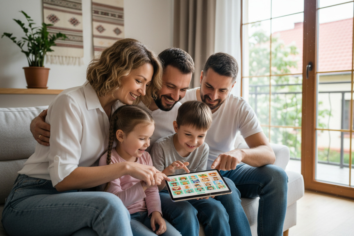 Приклади того, як батьки й діти можуть разом обирати аватарку та вчитися на повсякденних ситуаціях