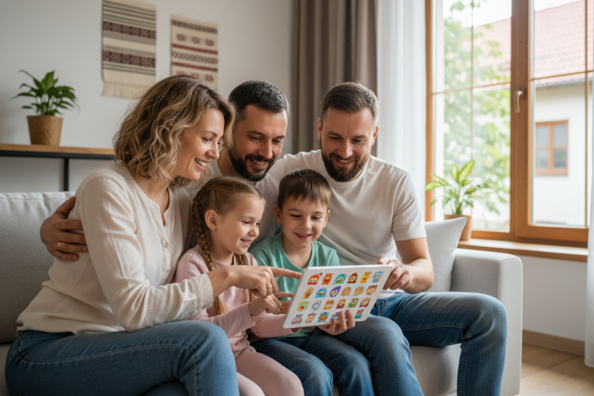 Приклади того, як батьки й діти можуть разом обирати аватарку та вчитися на повсякденних ситуаціях