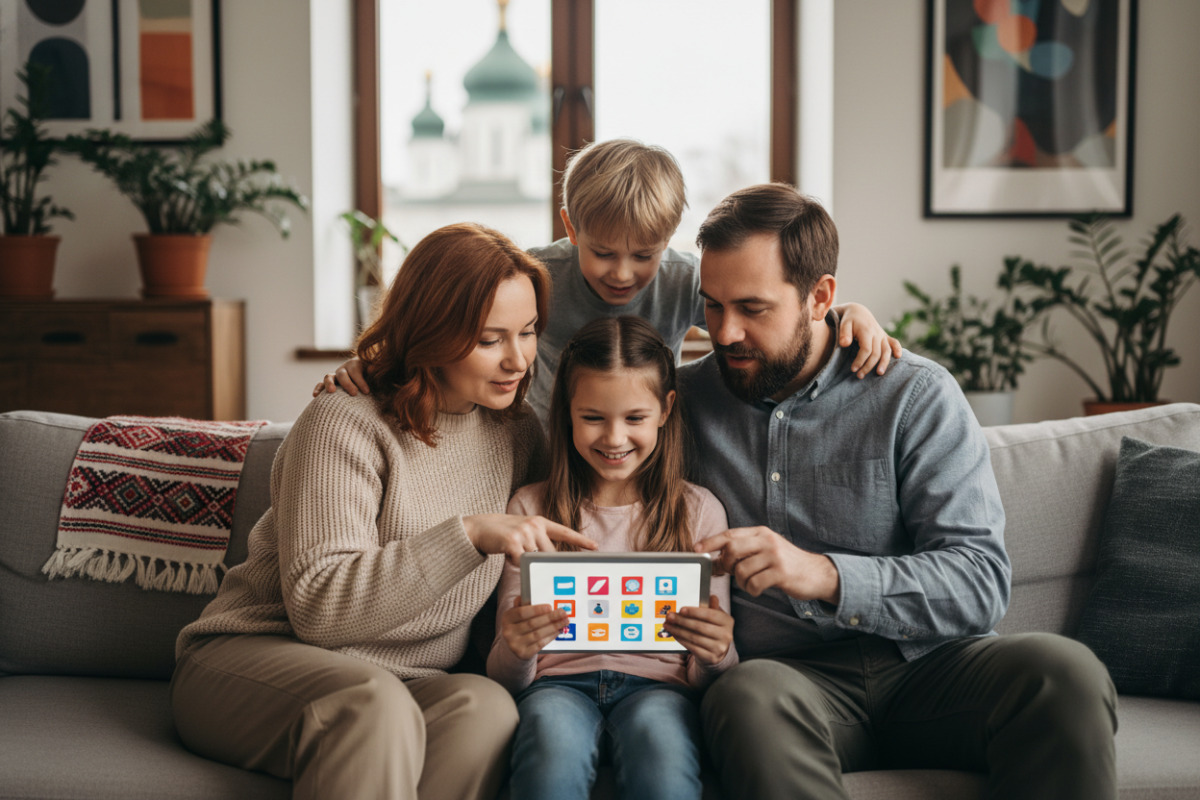Приклади того, як батьки й діти можуть разом обирати аватарку та вчитися на повсякденних ситуаціях