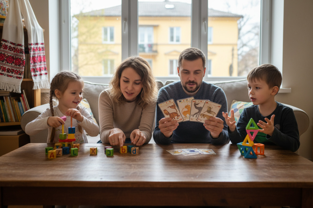 Приклади простих домашніх ігор, які розвивають увагу, мовлення, моторику та інтерес до навчання
