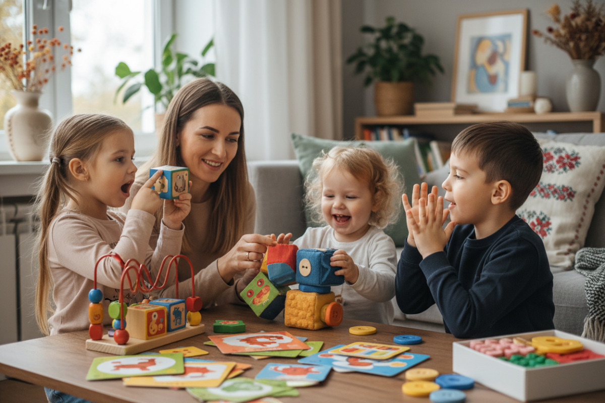 Приклади простих домашніх ігор, які розвивають увагу, мовлення, моторику та інтерес до навчання