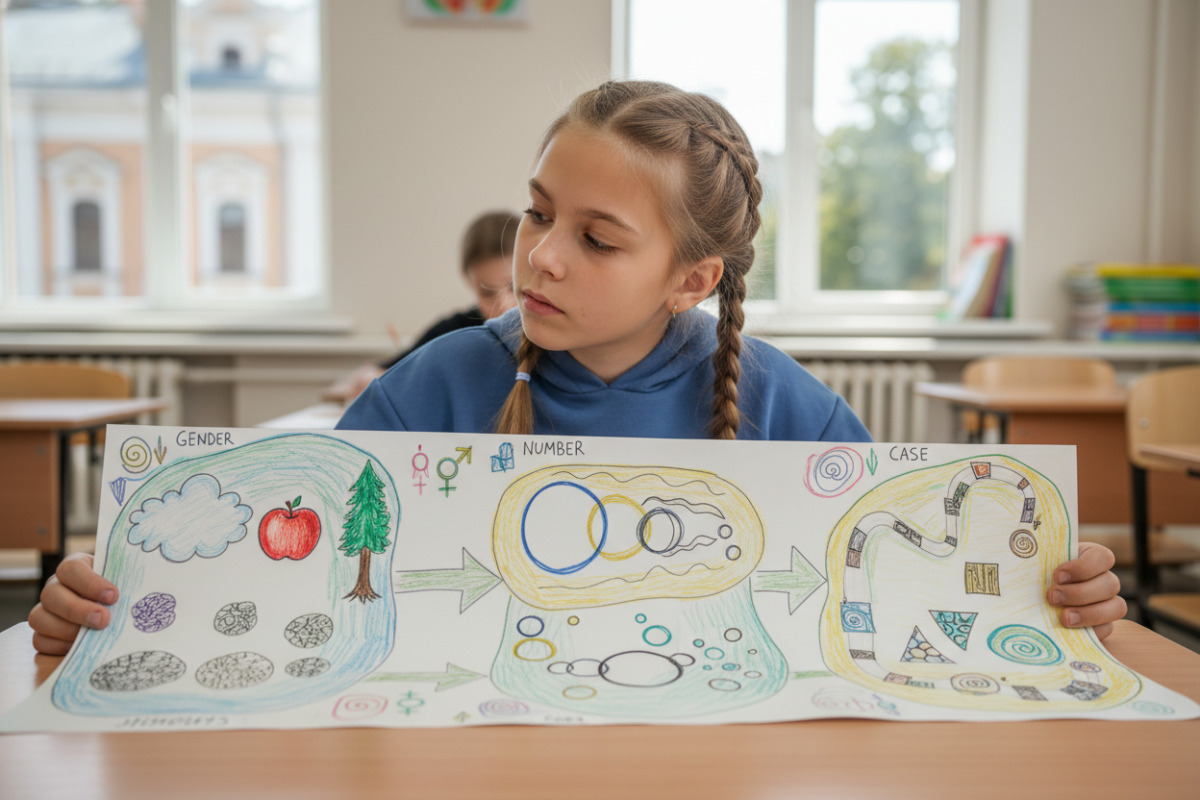 Основні граматичні ознаки прикметника для школяра