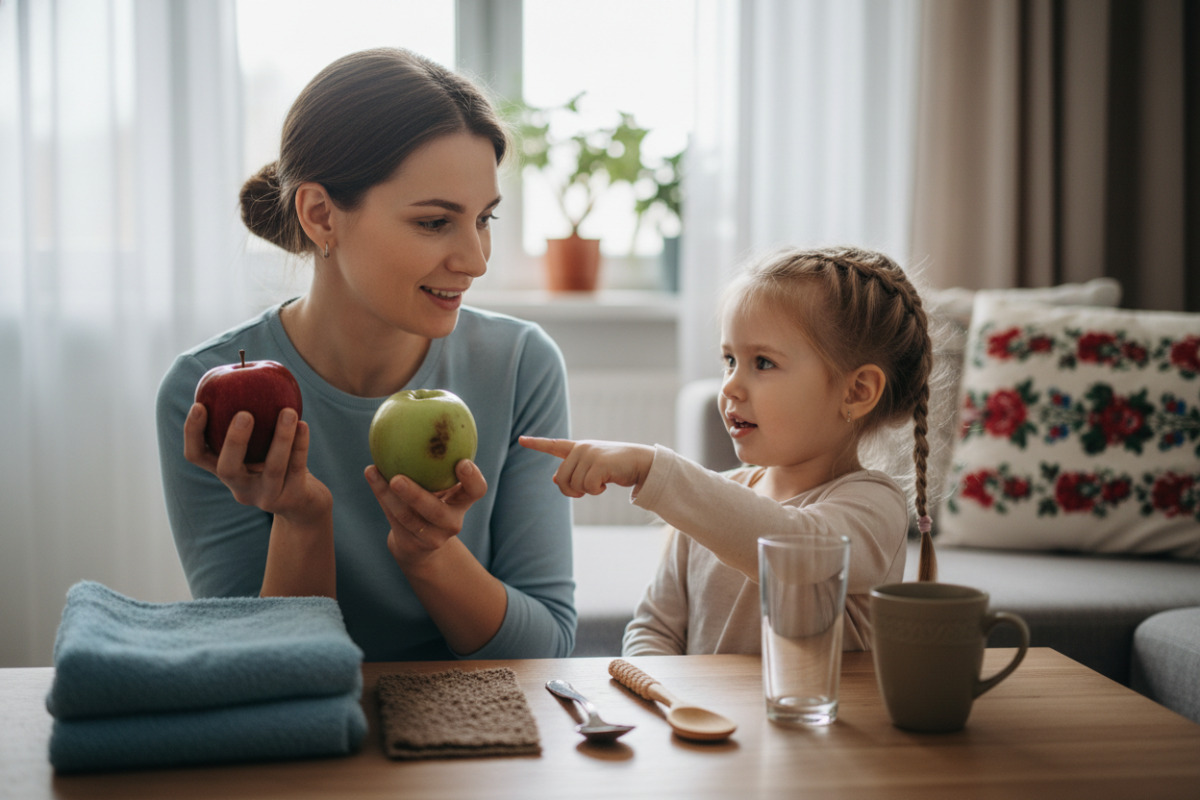 Приклади простих домашніх способів, які допомагають дитині зрозуміти прикметник через практику