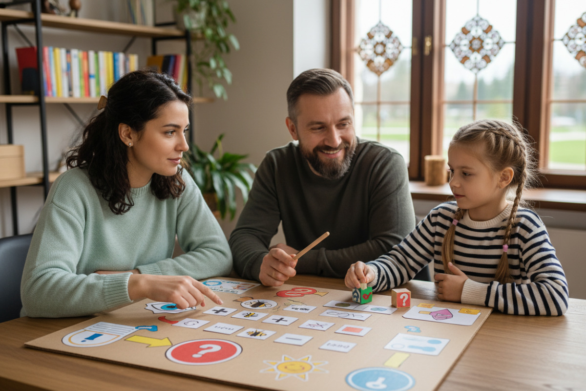 Приклади того, як ребуси можна використовувати для навчання, пояснення правил і підтримки інтересу дитини